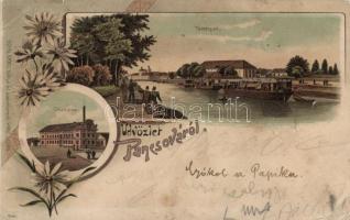 1899 Pancsova mill, riverside litho (b)