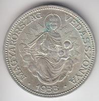 1933. 2P Ag "Madonna" T:2