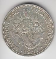 1937. 2P Ag "Madonna" T:2-