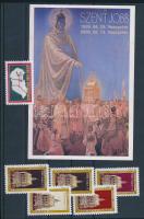 2000 Szent Jobb Veszprém megyében lap + 6 klf levélzáró