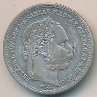 1869GyF 20Kr "Magyar Királyi Váltó Pénz" Ag T:3