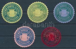 5 klf Szatmár vármegye alispánja Nagykárolyban pecsétbélyeg