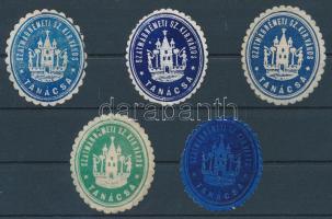 5 klf Szatmárnémeti Sz.Kir.Város Tanácsa pecsétbélyeg