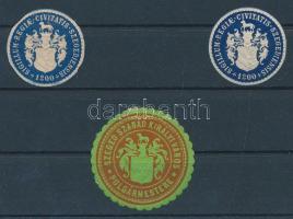 Szeged Szab.Kir. Város polgármestere + 2 db pecsétbélyeg