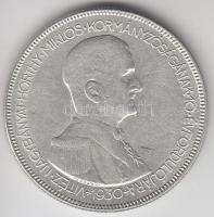 1930. 5P Ag "Horthy - jobbra" T:2-
