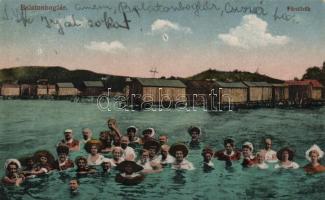 Balatonboglár fürdőzők (fa)