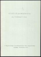 1973 Szociáldemokrata Alternatíva c. emigrációs újság