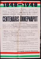 1948 Felsőgöd az 1848-as centenáriumi ünnepség emlékplakártja