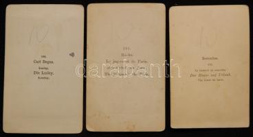 cca 1870-1900 19 db, festményekről készült keményhátú reprodukció, magyar fényképészek műtermeiből /...