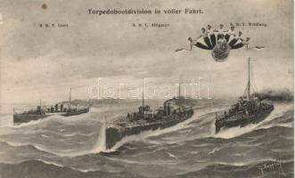 Torpedobootdivision SMT Greif, SMT Alligator, SMT Wildfang