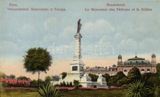 Ruse, Roustchouk; monument of the Veterans, theatre