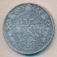 Ausztria 1909. 5K Ag T:3
Austria 1909. 5 Corona Ag C:F