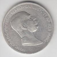 Ausztria 1908. 5K Ag "Jubileum" T:3 Austria 1908. 5 Corona Ag "Jublilee" C:F