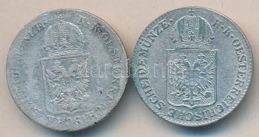 Ausztria 1848A-1849A. 6Kr Ag (2x) T:2-,3
Austria 1848A-1849A. 6 Kreuzer Ag (2x) C:VF,F