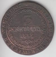 1812O 3Kr T:3
Huszár: 2047., Unger III: 1403d