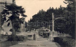 Abbázia mit Straßenbahn