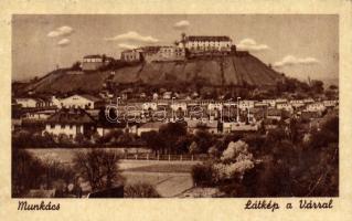 Munkács with the castle