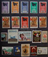 1896-1912. Érintetlen, főleg német kiállítási levélzáró gyűjtemény eredeti albumban, 405 db / Undurchsuchte Sammlung von 405 Ausstellungsvignetten im orig. "Propaganda & Ausstellungsmarken-Album"