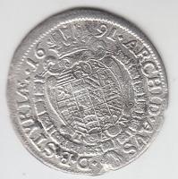 Ausztria 1691 I-A-N 6Kr Ag "I. Lipót" Graz T:3
Austria 1691 I-A-N 6 Kreuzer Ag "Leopo...