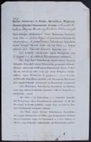1810 Magyar főkancelláriai levél Koháry Ferenc királyi kamarás, főpohárnok, főkancellár, honti főispán saját kezű aláírásával és viaszpecséttel