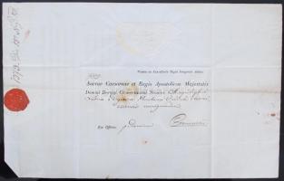 1810 Magyar főkancelláriai levél Koháry Ferenc királyi kamarás, főpohárnok, főkancellár, honti főisp...