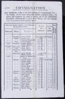 1792 Feljegyzése azon megholtaknak kik a Neusatz Uj palánkánál fekvő tábori isputály... matrikulájában meg neveztetnek... 8 nyomtatott oldal német nyelven / List of the ones died in the militay-hospital of Neusatz 8 pages printed in German