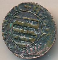 1446. Denár Cu "Hunyadi János" (0.43g) T:2- patina
Huszár 618; Unger I.: 485.a