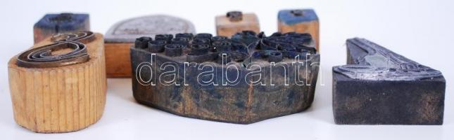 7db klf fa pecsételő / 
Wooden stamps