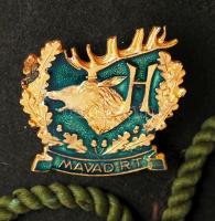 Vadász sapka, kitűzővel, belül jelzett Jászfényszaru, belső d:18 cm/  Hunting cap