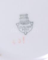 Zsolnay porcelán kiöntő, matricás, jelzett, hibátlan, m:15 cm, h:24 cm