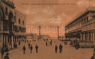 Venice Piazzetta, Loggia dei Cavalli, St Mark's Basilica