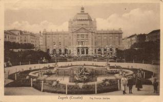 Zagreb Franz Joseph square with the Art Pavilion (fa)
