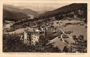 Feichtenbach, Wienerwald Sanatoriumm, Schneeberg (EK)