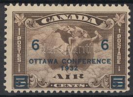 Airmail stamp overprinted, Légiposta bélyeg felülnyomott
