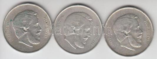 1947. 5Ft Ag "Kossuth" (3x) T:2,2-