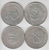 1947. 5Ft Ag "Kossuth" (4x) T:2,2-