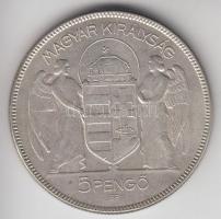 1930. 5P Ag "Horthy-jobbra" T:2-