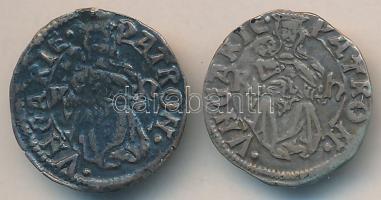 1498-1503. Denár "II. Ulászló" (2x) T:2,2- patina Huszár 809.,Unger I.: 644.a