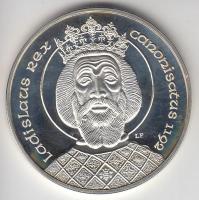 1992. 500Ft Ag "Szent László" T:PP Dísztokban és sorszámozott tanúsítvánnyal!