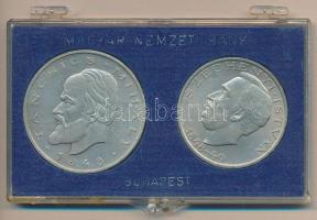 1948. 10Ft Ag "Széchenyi" + 20Ft Ag "Táncsics" T:1- MNB plasztiktokban (sérült)