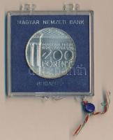 1977. 200Ft Ag "Nemzeti Múzeum" T:BU Eredeti plasztiktokban!