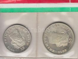 1966. 25Ft Ag + 50Ft Ag "Zrínyi" pár T:P,PP