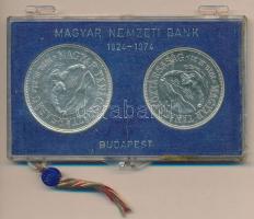 1969. 50Ft Ag + 100Ft Ag "Tanácsköztársaság" pár T:BU Plombált (nem hozzá való) MNB plasztiktokban