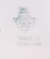 Zsolnay papagáj, kézzel festett, jelzett, hibátlan, m:18 cm / Zsolnay porcelain parrot