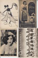 13 db régi reklámlap / 13 advertisement motive cards