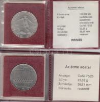 1982. 100Ft "Labdarúgó VB" + 1983. 100Ft "FAO" +  T:BU Mind eredeti tokban és ta...