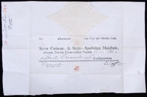 1788 A Hétszemélyes tábla leirata Sághy Mihály alispán, ítélőmester és Barthodeiszky Iván saját kezű...