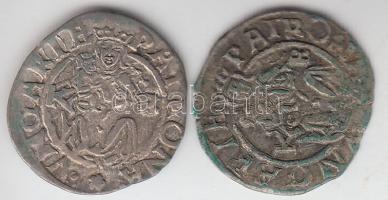 1569KB. Denár Ag "Miksa" (2x) T:2- Huszár 992.,Unger II.: 766a.