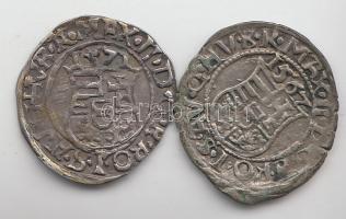 1567KB/1571KB Denár Ag "Miksa" (2x) T:2-,3
Huszár 992.,Unger II.: 766a
