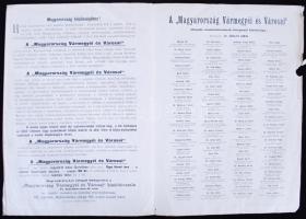 Magyarország Vármegyéi és Városai c. könyvsorozat reklámnyomtatvány